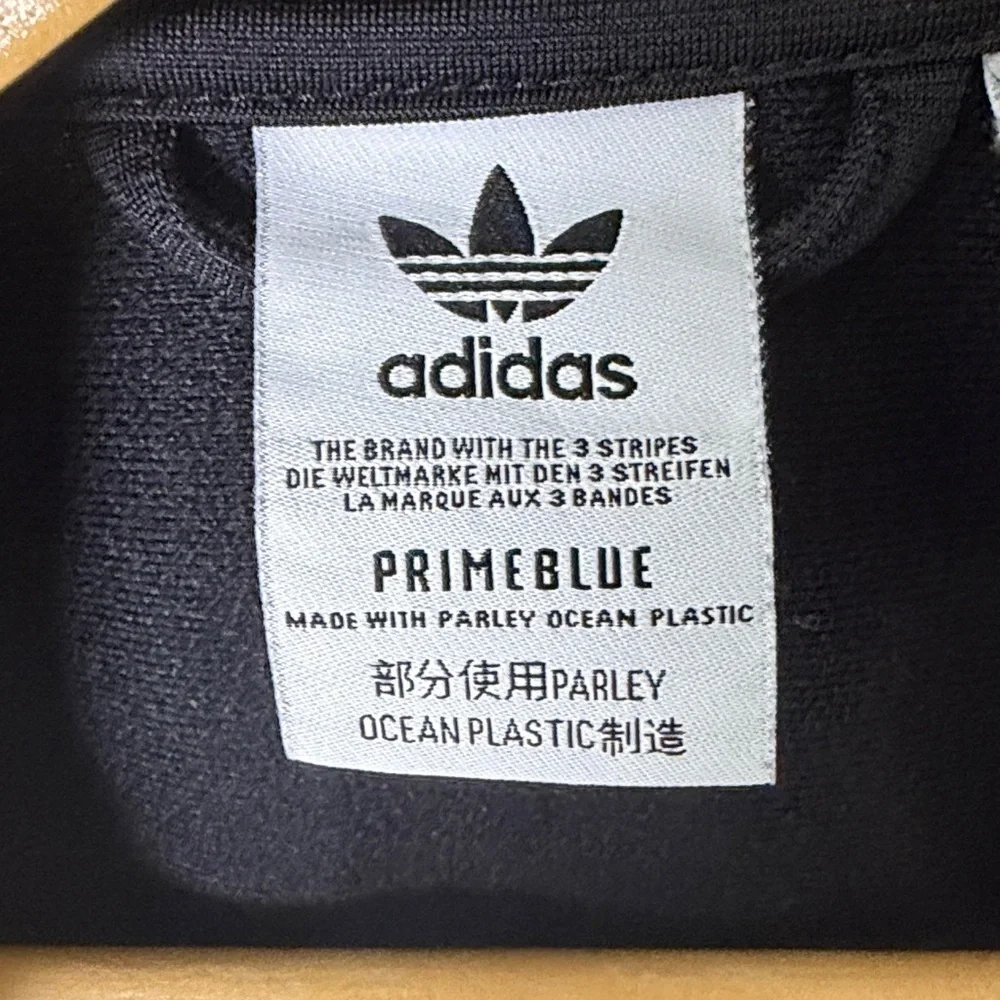 Adidas Black Jacket with Colorful Trefoil girls size medium